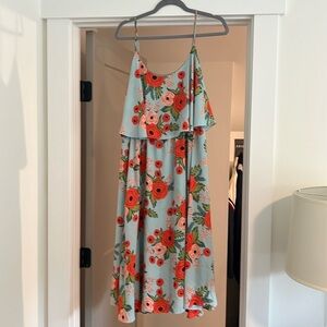 Paper Crown x Rifle Paper Co floral dress size M
